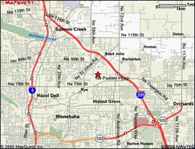 Map of 5408 NE 88th St #B101, Vancouver, WA 98665